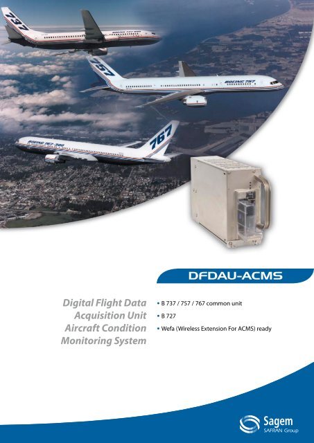 Digital Flight Data Acquisition Unit Aircraft Condition ... - Sagem