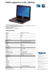 TAROX Lightpad Pro 14 SR - UMTS/3G - Onyougo.de