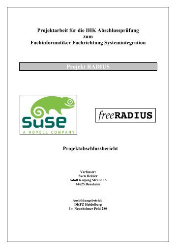 Projekt RADIUS - Dkfz