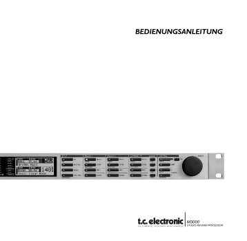 m3000 presetliste - TC Electronic