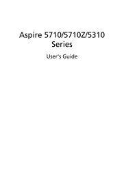 Aspire 5310, 5710, 5710Z User's Guide EN - Acer Support