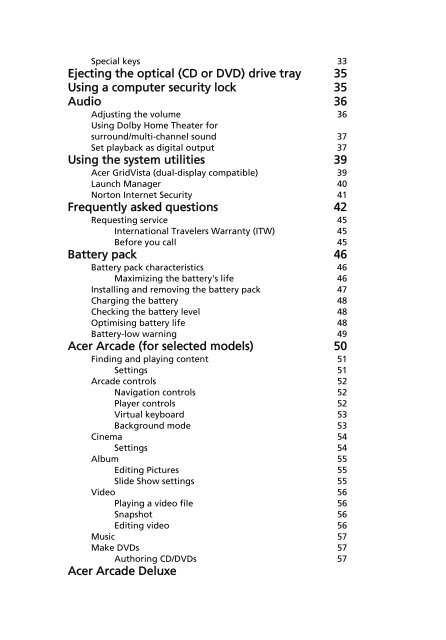 Aspire 5310, 5710, 5710Z User's Guide EN - Acer Support