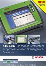 KTS 670: Das mobile Testsystem zur professionellen ... - Staffler
