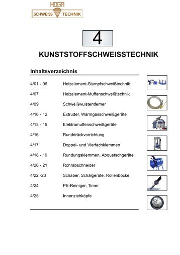 Kunststoffschweisstechnik - HOGA Schweisstechnik GmbH