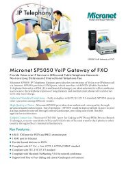 Micronet SP5050 VoIP Gateway of FXO