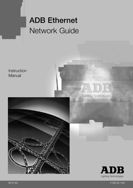 ethernet user manual - ADB Lighting Technologies