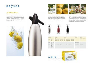 SODAsiphon - Kayser.