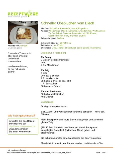 Druckversion Pdf Rezeptwiese 