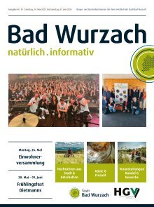 24.05.2025 Bürger- und Gästeinformation Bad Wurzach