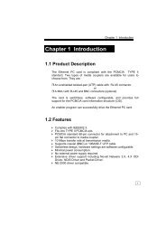 Chapter 1 Introduction 1.1 Product Description - SCM PC-Card GmbH