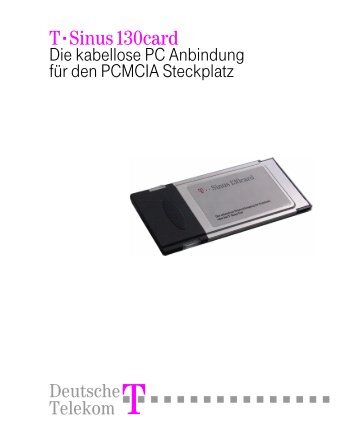 Bedienungsanleitung zur T-Sinus 130card im PDF-Format