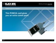 Product Data Sheets (pdf)...PCMCIA Serial I/O - Black Box