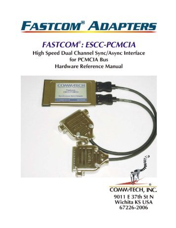 FASTCOM®: ESCC-PCMCIA HARDWARE MANUAL - Commtech ...