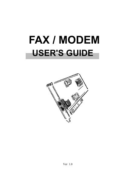 FAX / MODEM - PROLiNK