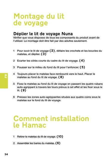 instruction manual - nuna.eu