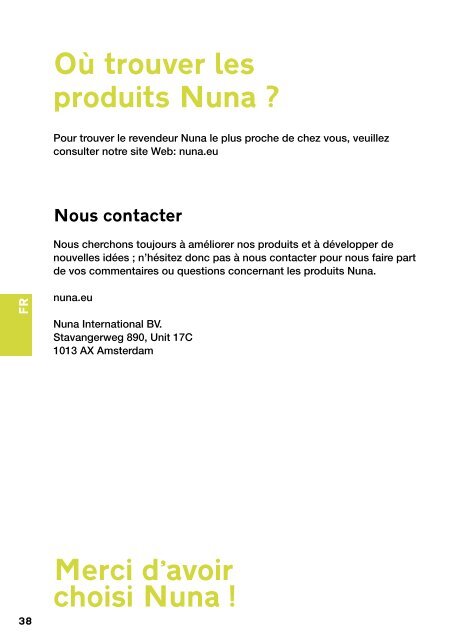 instruction manual - nuna.eu