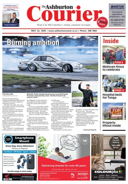 Ashburton Courier: May 22, 2025