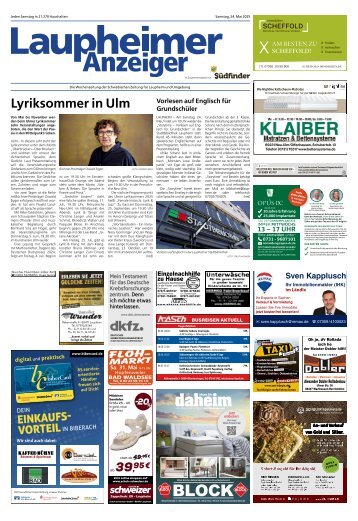24.05.2025 Laupheimer Anzeiger