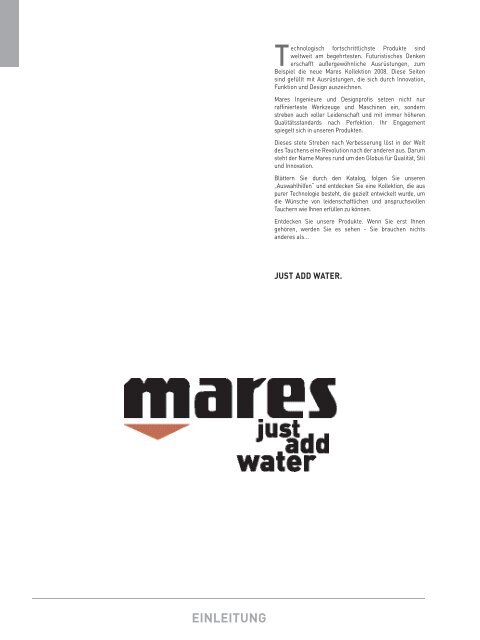 Mares - Katalog