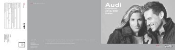 Audi collection 2010/2011 Preise - Auto Bourguignon