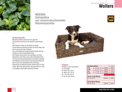 Wolters Katalog 2010 - Wolters Cat & Dog