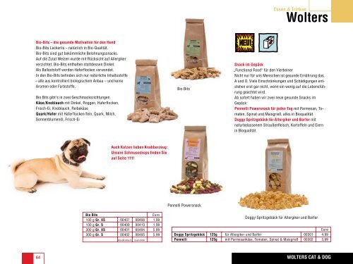 Wolters Katalog 2010 - Wolters Cat & Dog