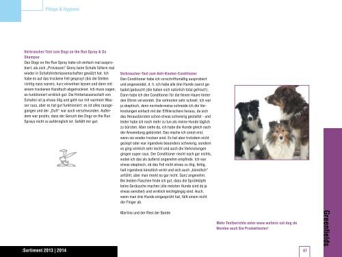 Wolters Katalog 2010 - Wolters Cat & Dog