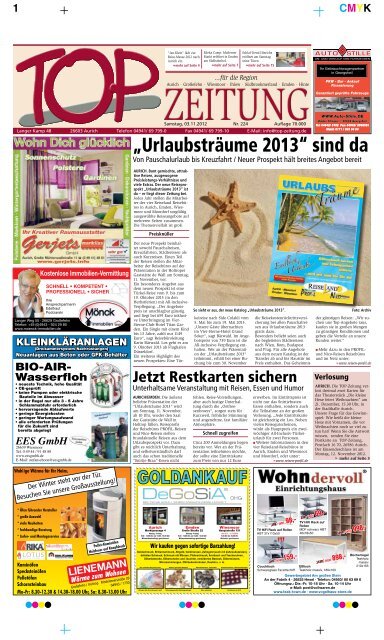 Urlaubstraume 2013 Sind Da Top Zeitung