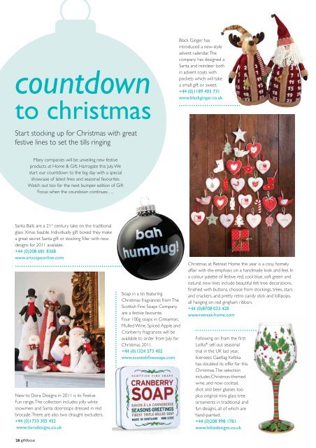 Home & Gift, Harrogate - Gift Focus magazine