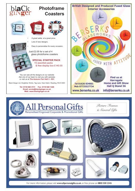 Home & Gift, Harrogate - Gift Focus magazine