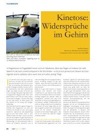 Kinetose: Widersprüche im Gehirn - Segelfliegen-Magazin