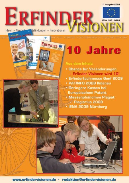 TECHNOLOGIE ANGEBOT Verfahren und ... - Erfinder Visionen