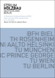 4. Deutscher Holzbau Kongress (DHK 2023)