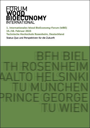 1. Internationales Wood BioEconomy-Forum (WBE 2023)
