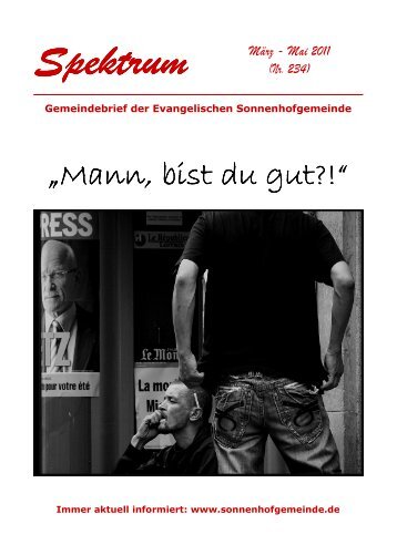 Mann, bist du gut - Sonnenhof-Gemeinde