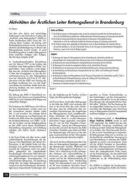 Ausgabe April 2003 - Landesärztekammer Brandenburg