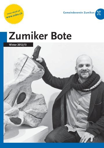 PDF – ZUBO-Broschuere – Winter 2012/2013 - Zumiker Bote