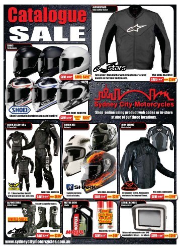 Catalogue SALE - Sydney City Motorcycles