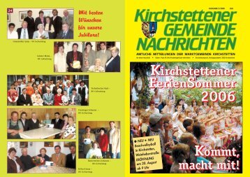 Gemeindezeitung, 2. Quartal 2006 - Marktgemeinde Kirchstetten