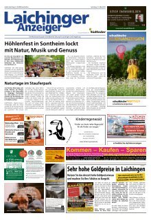 31.05.2025 Laichinger Anzeiger