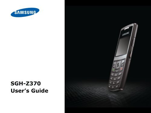 SGH-Z370 User's Guide - Altehandys.de