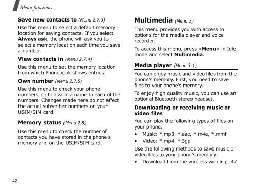 SGH-Z370 User's Guide - Altehandys.de