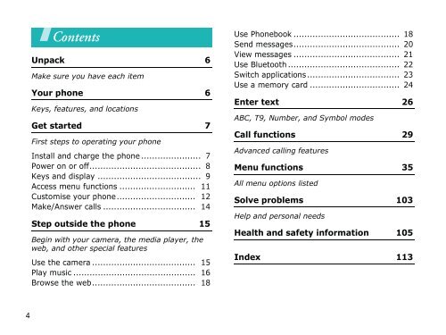 SGH-Z370 User's Guide - Altehandys.de