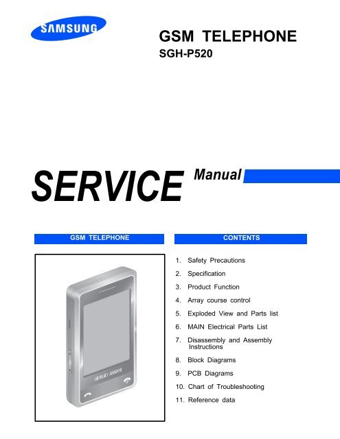 Samsung p520 top
