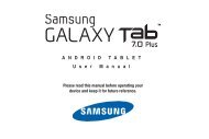 T-Mobile SGH-T869 Galaxy Tab 7.0 Plus User ... - Cell Phones Etc.
