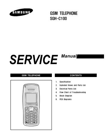 SERVICE Manual - Altehandys.de