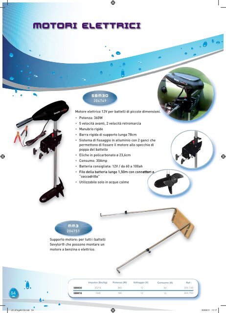 Catalogo KAYAK SEVYLOR 2012