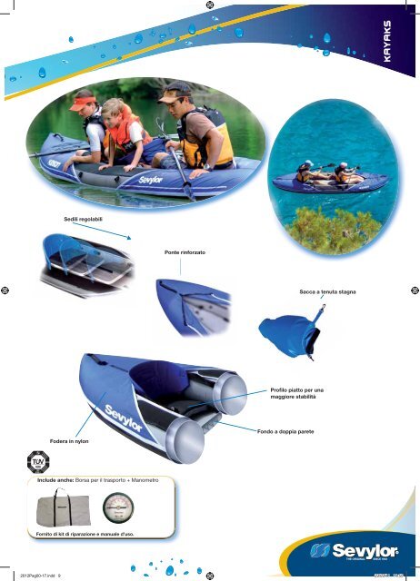 Catalogo KAYAK SEVYLOR 2012