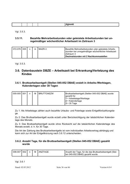 Datenaustausch Entgeltersatzleistungen nach § 23c SGB IV ...