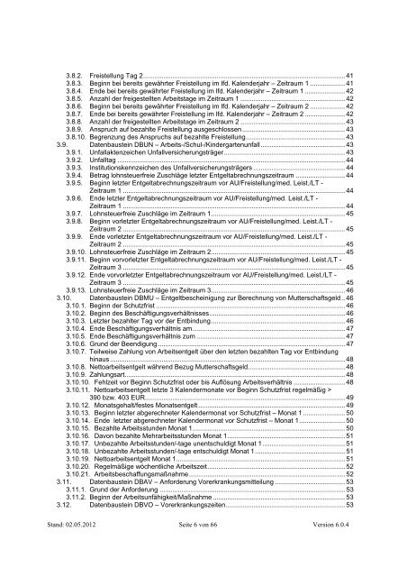 Datenaustausch Entgeltersatzleistungen nach § 23c SGB IV ...